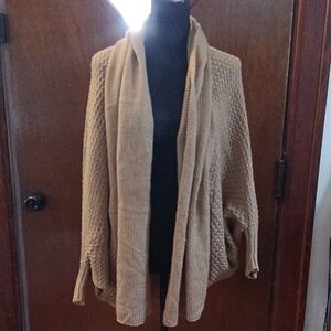 Elegant Tan Women's Cardigan
